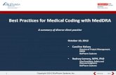 Best Practices on Medical Coding in MedDRA