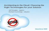 Architecting in the Cloud: Choosing the Right Technologies for your Solution