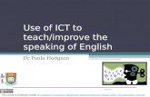 TPCK: Use of ICT to teach/improve the speaking of English