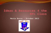 Ideas and resources 4 the efl class