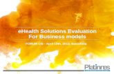 eHealth Solutions Evaluation For Business models by Emilie Masselot