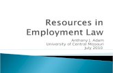 Resources in employment law