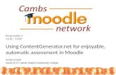 Flash, SCORM and Moodle using ContentGenerator.net (key points)
