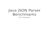 Java JSON Benchmark