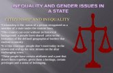 Inequality and gender issues in  a state