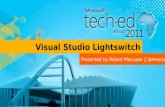 Building Business Applications with Microsoft Visual Studio LightSwitch