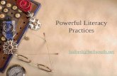 Powerful Literacy Practices