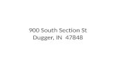 900 South Section St, Dugger IN  47848