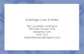 Enbridge line 9 earthquake risks