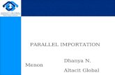Parallel imports