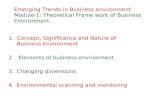 Emerging Trends in Business Environment Mod 1