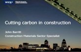 Cutting carbon in construction