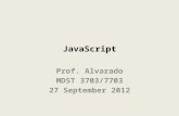 UVA MDST 3703 JavaScript 2012-09-27
