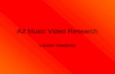 A2 Music Video Research 2