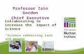 Professor Iain Gordon - James Hutton Institute