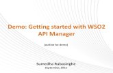 Getting Started with the WSO2 API Manager