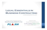 TiEcon Delhi Oct 2011 - Legal commercial contracts