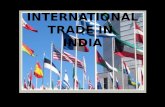 International trade in india ppt
