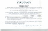Gilead Sciences Stock Offering Prospectus 1996-- Excerpts