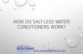 How Do Salt-Less Water Conditioners Work?