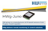 HW group HWg-Juno IP I/O for IP CCTV integrations