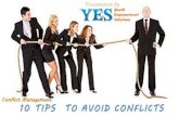 Conflict Management: Tips on Avoiding Conflicts in a Conversation