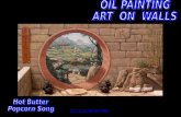 Oil painting art on walls (a c)