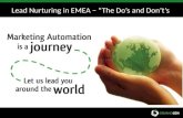 Webcast: Lead Nurturing in Emea