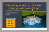 3d printing Workshop presenation at Hackerspace ZeitSparWerk
