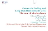 Wind Turbines and their Potential for Cost Reductions