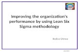 Improve performance through Lean - Six Sigma management
