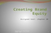 Chapter 10 Creating Brand Equity