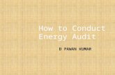 How to conduct energy audit