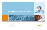 Using FME to Quiet the Noise