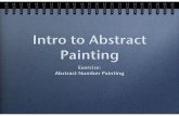 Intro to Abstract Painting-Number Painting Activity