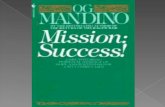 Mission Success by: OG Mandino