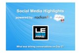 DAY 2 Radian6 Summary of LeWeb 2011
