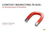 Content marketing in marketingul b2b