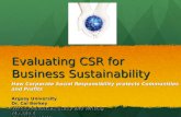 CSR for Business Sustainability