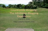 Blogging from the Countryside: The Mindanao Blogging Experience