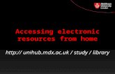 Accessing e-resources from home