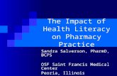 "The Impact of Health Literacy on Pharmacy Practice"