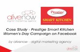 Social Media Case Study : Prestige Smart Kitchen - Women's Day Campaign On Facebook