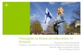 Some facts on Finland's education