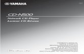 YAMAHA CD-N500 - manuale