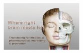 Where Right Brain Meets Left: Translating for Medical and Pharmaceutical Marketing and Promotion