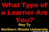 2013 Rey Ty What Type of a Learning Are You? IFLP Workshop. DeKalb, IL: Northern Illinois University