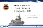 HMCS REGINA - CO's Presentation - September 2014