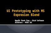 UI prototyping with ms expression blend sketch flow