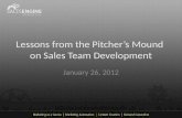 Lessons from the Pitcher's Mound on Sales Team Development
